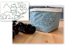 Stickserie - Hiking Wandern Line Art 1